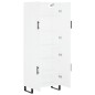 vidaXL Highboard Weiß 69,5x34x180 cm Holzwerkstoff vidaXL Highboard Weiß 69,5x34x180 cm Holzwerkstoff