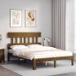 vidaXL Massivholzbett mit Kopfteil Honigbraun 140x200 cm vidaXL Massivholzbett mit Kopfteil Honigbraun 140x200 cm