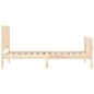 vidaXL Massivholzbett mit Kopfteil 90x200 cm vidaXL Massivholzbett mit Kopfteil 90x200 cm