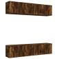 vidaXL 6-tlg. TV-Schrank-Set Räuchereiche Holzwerkstoff vidaXL 6-tlg. TV-Schrank-Set Räuchereiche Holzwerkstoff