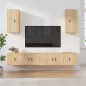 vidaXL 6-tlg. TV-Schrank-Set Sonoma-Eiche Holzwerkstoff vidaXL 6-tlg. TV-Schrank-Set Sonoma-Eiche Holzwerkstoff