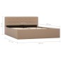 Stauraumbett Hydraulisch Cappuccino-Braun Kunstleder 140×200 cm Stauraumbett Hydraulisch Cappuccino-Braun Kunstleder 140×200 cm