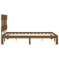 vidaXL Massivholzbett mit Kopfteil Honigbraun 120x200 cm vidaXL Massivholzbett mit Kopfteil Honigbraun 120x200 cm