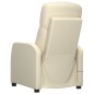 Massagesessel Cremeweiß Kunstleder Massagesessel Cremeweiß Kunstleder