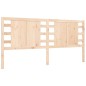 vidaXL Massivholzbett mit Kopfteil 200x200 cm vidaXL Massivholzbett mit Kopfteil 200x200 cm