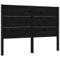 vidaXL Massivholzbett mit Kopfteil Schwarz 120x200 cm vidaXL Massivholzbett mit Kopfteil Schwarz 120x200 cm