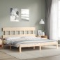 vidaXL Massivholzbett ohne Matratze 200x200 cm Kiefer vidaXL Massivholzbett ohne Matratze 200x200 cm Kiefer