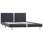 vidaXL Bettgestell Schwarz Kunstleder 120 x 200 cm vidaXL Bettgestell Schwarz Kunstleder 120 x 200 cm