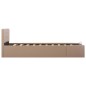Stauraumbett Hydraulisch Cappuccino-Braun Kunstleder 100×200 cm Stauraumbett Hydraulisch Cappuccino-Braun Kunstleder 100×200 cm