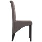 vidaXL Esszimmerstühle 2 Stück Taupe Stoff vidaXL Esszimmerstühle 2 Stück Taupe Stoff