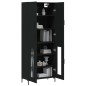 vidaXL Highboard Schwarz 69,5x34x180 cm Holzwerkstoff vidaXL Highboard Schwarz 69,5x34x180 cm Holzwerkstoff