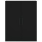 Highboard Schwarz 69,5x34x180 cm Holzwerkstoff Highboard Schwarz 69,5x34x180 cm Holzwerkstoff