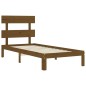 vidaXL Massivholzbett mit Kopfteil Honigbraun 90x200 cm vidaXL Massivholzbett mit Kopfteil Honigbraun 90x200 cm