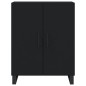 Highboard Schwarz 69,5x34x180 cm Holzwerkstoff Highboard Schwarz 69,5x34x180 cm Holzwerkstoff