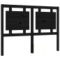 vidaXL Massivholzbett mit Kopfteil Schwarz 120x200 cm vidaXL Massivholzbett mit Kopfteil Schwarz 120x200 cm