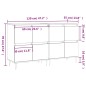 vidaXL Sideboards 2 Stk. Braun Eichen-Optik Holzwerkstoff vidaXL Sideboards 2 Stk. Braun Eichen-Optik Holzwerkstoff