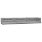 vidaXL Palettenkissen 7-tlg. Grau Stoff vidaXL Palettenkissen 7-tlg. Grau Stoff