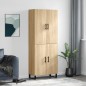 Highboard Sonoma-Eiche 69,5x34x180 cm Holzwerkstoff Highboard Sonoma-Eiche 69,5x34x180 cm Holzwerkstoff