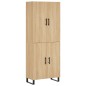 Highboard Sonoma-Eiche 69,5x34x180 cm Holzwerkstoff Highboard Sonoma-Eiche 69,5x34x180 cm Holzwerkstoff