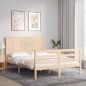 vidaXL Massivholzbett mit Kopfteil 120x200 cm vidaXL Massivholzbett mit Kopfteil 120x200 cm