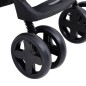 vidaXL 3-in-1 Kinderwagen Dunkelgrau und Schwarz Stahl vidaXL 3-in-1 Kinderwagen Dunkelgrau und Schwarz Stahl
