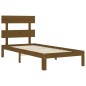 vidaXL Massivholzbett mit Kopfteil Honigbraun 100x200 cm vidaXL Massivholzbett mit Kopfteil Honigbraun 100x200 cm