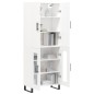 vidaXL Highboard Weiß 69,5x34x180 cm Holzwerkstoff vidaXL Highboard Weiß 69,5x34x180 cm Holzwerkstoff