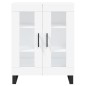 vidaXL Highboard Weiß 69,5x34x180 cm Holzwerkstoff vidaXL Highboard Weiß 69,5x34x180 cm Holzwerkstoff