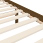 vidaXL Massivholzbett mit Kopfteil Honigbraun 200x200 cm vidaXL Massivholzbett mit Kopfteil Honigbraun 200x200 cm