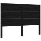 vidaXL Massivholzbett mit Kopfteil Schwarz 140x190 cm vidaXL Massivholzbett mit Kopfteil Schwarz 140x190 cm