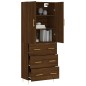 vidaXL Highboard Braun Eichen-Optik 69,5x34x180 cm Holzwerkstoff vidaXL Highboard Braun Eichen-Optik 69,5x34x180 cm Holzwerkstoff