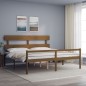 vidaXL Seniorenbett mit Kopfteil 200x200 cm Honigbraun Massivholz vidaXL Seniorenbett mit Kopfteil 200x200 cm Honigbraun Massivholz