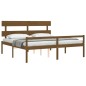 vidaXL Seniorenbett mit Kopfteil 200x200 cm Honigbraun Massivholz vidaXL Seniorenbett mit Kopfteil 200x200 cm Honigbraun Massivholz