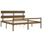 vidaXL Seniorenbett mit Kopfteil 200x200 cm Honigbraun Massivholz vidaXL Seniorenbett mit Kopfteil 200x200 cm Honigbraun Massivholz