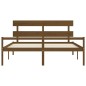 vidaXL Seniorenbett mit Kopfteil 200x200 cm Honigbraun Massivholz vidaXL Seniorenbett mit Kopfteil 200x200 cm Honigbraun Massivholz