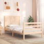 vidaXL Massivholzbett mit Kopfteil 90x200 cm vidaXL Massivholzbett mit Kopfteil 90x200 cm