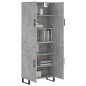 vidaXL Highboard Betongrau 69,5x34x180 cm Holzwerkstoff vidaXL Highboard Betongrau 69,5x34x180 cm Holzwerkstoff
