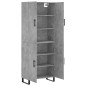 vidaXL Highboard Betongrau 69,5x34x180 cm Holzwerkstoff vidaXL Highboard Betongrau 69,5x34x180 cm Holzwerkstoff