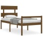 vidaXL Massivholzbett mit Kopfteil Honigbraun 90x200 cm vidaXL Massivholzbett mit Kopfteil Honigbraun 90x200 cm