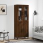 vidaXL Highboard Braun Eichen-Optik 69,5x34x180 cm Holzwerkstoff vidaXL Highboard Braun Eichen-Optik 69,5x34x180 cm Holzwerkstoff