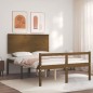 vidaXL Massivholzbett mit Kopfteil Honigbraun 140x190 cm vidaXL Massivholzbett mit Kopfteil Honigbraun 140x190 cm