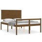 vidaXL Massivholzbett mit Kopfteil Honigbraun 140x190 cm vidaXL Massivholzbett mit Kopfteil Honigbraun 140x190 cm