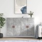 vidaXL Wandschränke 2 Stk. Betongrau 69,5x34x90 cm vidaXL Wandschränke 2 Stk. Betongrau 69,5x34x90 cm