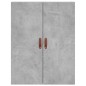 vidaXL Wandschränke 2 Stk. Betongrau 69,5x34x90 cm vidaXL Wandschränke 2 Stk. Betongrau 69,5x34x90 cm