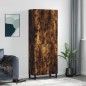 Highboard Räuchereiche 69,5x34x180 cm Holzwerkstoff Highboard Räuchereiche 69,5x34x180 cm Holzwerkstoff