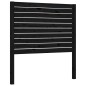 vidaXL Massivholzbett mit Kopfteil Schwarz 100x200 cm vidaXL Massivholzbett mit Kopfteil Schwarz 100x200 cm