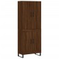 vidaXL Highboard Braun Eichen-Optik 69,5x34x180 cm Holzwerkstoff vidaXL Highboard Braun Eichen-Optik 69,5x34x180 cm Holzwerkstoff