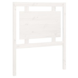 Kopfteil Weiß 80,5x4x100 cm Massivholz Kiefer