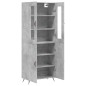 vidaXL Highboard Betongrau 69,5x34x180 cm Holzwerkstoff vidaXL Highboard Betongrau 69,5x34x180 cm Holzwerkstoff