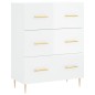 vidaXL Highboard Hochglanz-Weiß 69,5x34x180 cm Holzwerkstoff vidaXL Highboard Hochglanz-Weiß 69,5x34x180 cm Holzwerkstoff